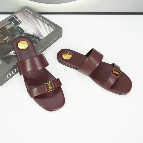 Cheap Yves Saint Laurent YSL Slippers For Women #1432764 Replica Wholesale [$88.00 USD] [ITEM#1432764] on Replica Yves Saint Laurent YSL Slippers