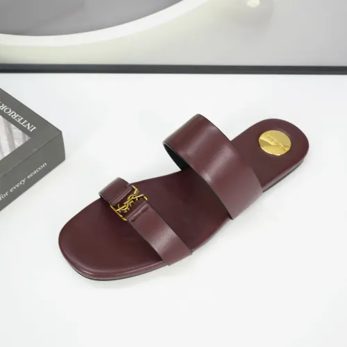 Cheap Yves Saint Laurent YSL Slippers For Women #1432764 Replica Wholesale [$88.00 USD] [ITEM#1432764] on Replica Yves Saint Laurent YSL Slippers