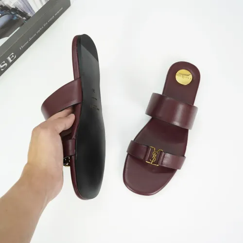Cheap Yves Saint Laurent YSL Slippers For Women #1432764 Replica Wholesale [$88.00 USD] [ITEM#1432764] on Replica Yves Saint Laurent YSL Slippers