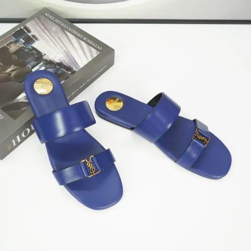Cheap Yves Saint Laurent YSL Slippers For Women #1432765 Replica Wholesale [$88.00 USD] [ITEM#1432765] on Replica Yves Saint Laurent YSL Slippers