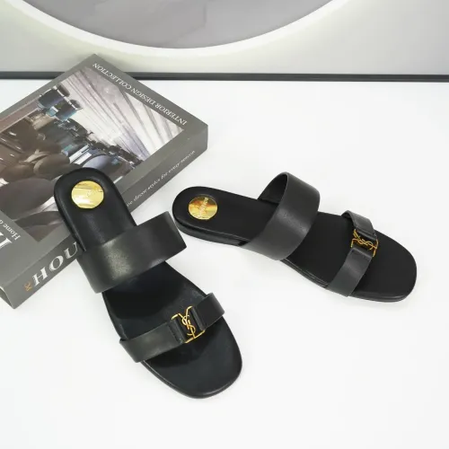 Cheap Yves Saint Laurent YSL Slippers For Women #1432766 Replica Wholesale [$88.00 USD] [ITEM#1432766] on Replica Yves Saint Laurent YSL Slippers