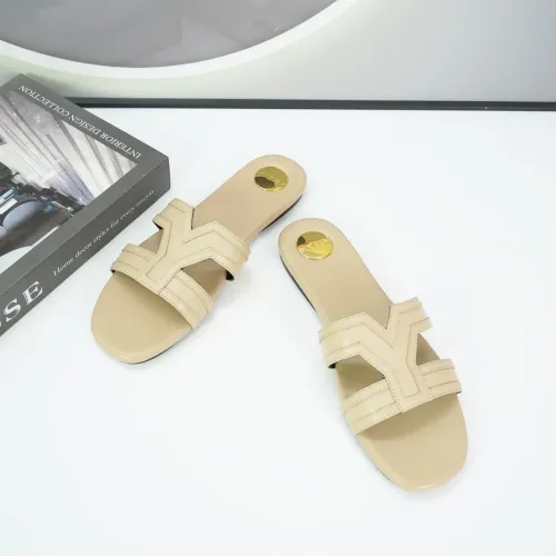 Cheap Yves Saint Laurent YSL Slippers For Women #1432767 Replica Wholesale [$96.00 USD] [ITEM#1432767] on Replica Yves Saint Laurent YSL Slippers