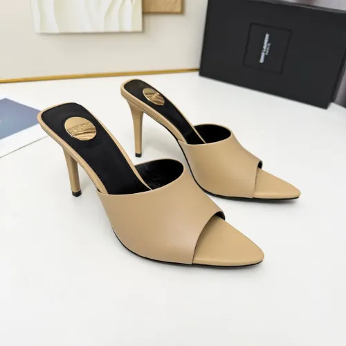 Cheap Yves Saint Laurent YSL Slippers For Women #1432778 Replica Wholesale [$88.00 USD] [ITEM#1432778] on Replica Yves Saint Laurent YSL Slippers