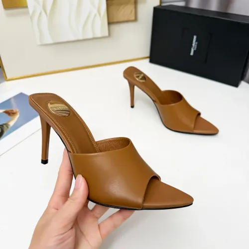 Cheap Yves Saint Laurent YSL Slippers For Women #1432779 Replica Wholesale [$88.00 USD] [ITEM#1432779] on Replica Yves Saint Laurent YSL Slippers