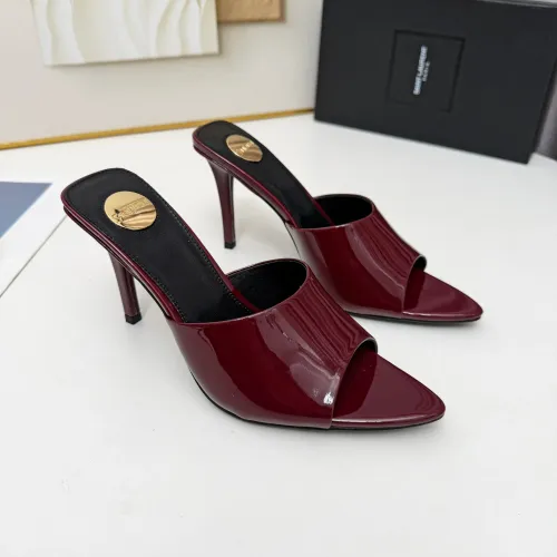 Cheap Yves Saint Laurent YSL Slippers For Women #1432784 Replica Wholesale [$88.00 USD] [ITEM#1432784] on Replica Yves Saint Laurent YSL Slippers