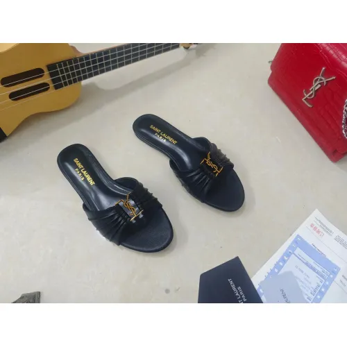 Cheap Yves Saint Laurent YSL Slippers For Women #1432789 Replica Wholesale [$98.00 USD] [ITEM#1432789] on Replica Yves Saint Laurent YSL Slippers