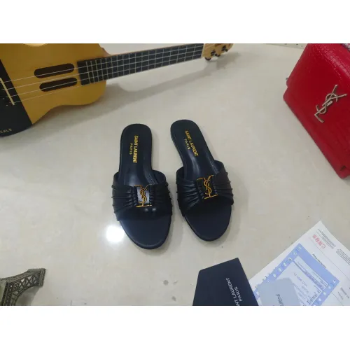 Cheap Yves Saint Laurent YSL Slippers For Women #1432789 Replica Wholesale [$98.00 USD] [ITEM#1432789] on Replica Yves Saint Laurent YSL Slippers