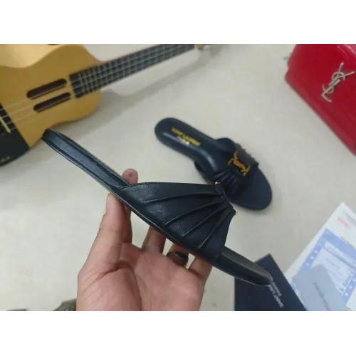 Cheap Yves Saint Laurent YSL Slippers For Women #1432789 Replica Wholesale [$98.00 USD] [ITEM#1432789] on Replica Yves Saint Laurent YSL Slippers