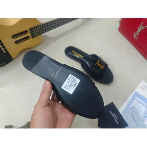 Cheap Yves Saint Laurent YSL Slippers For Women #1432789 Replica Wholesale [$98.00 USD] [ITEM#1432789] on Replica Yves Saint Laurent YSL Slippers