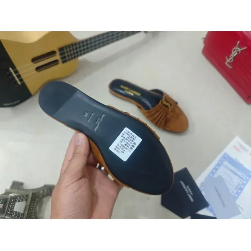 Cheap Yves Saint Laurent YSL Slippers For Women #1432790 Replica Wholesale [$98.00 USD] [ITEM#1432790] on Replica Yves Saint Laurent YSL Slippers