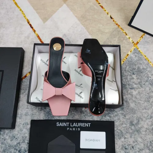 Cheap Yves Saint Laurent YSL Slippers For Women #1432802 Replica Wholesale [$112.00 USD] [ITEM#1432802] on Replica Yves Saint Laurent YSL Slippers