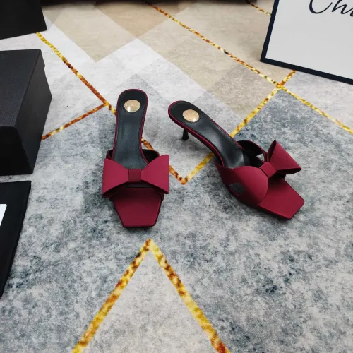 Cheap Yves Saint Laurent YSL Slippers For Women #1432803 Replica Wholesale [$112.00 USD] [ITEM#1432803] on Replica Yves Saint Laurent YSL Slippers