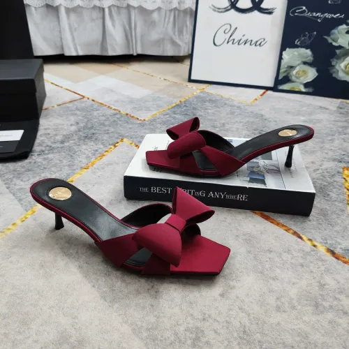 Cheap Yves Saint Laurent YSL Slippers For Women #1432803 Replica Wholesale [$112.00 USD] [ITEM#1432803] on Replica Yves Saint Laurent YSL Slippers