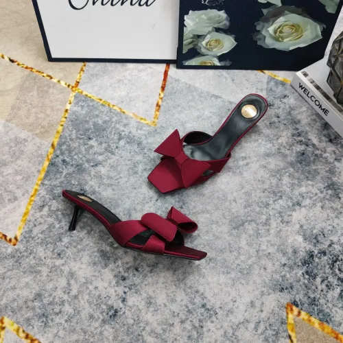 Cheap Yves Saint Laurent YSL Slippers For Women #1432803 Replica Wholesale [$112.00 USD] [ITEM#1432803] on Replica Yves Saint Laurent YSL Slippers
