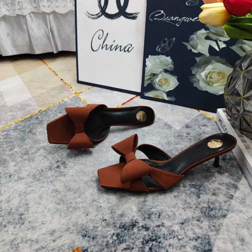 Cheap Yves Saint Laurent YSL Slippers For Women #1432804 Replica Wholesale [$112.00 USD] [ITEM#1432804] on Replica Yves Saint Laurent YSL Slippers