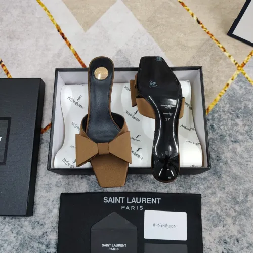 Cheap Yves Saint Laurent YSL Slippers For Women #1432805 Replica Wholesale [$112.00 USD] [ITEM#1432805] on Replica Yves Saint Laurent YSL Slippers