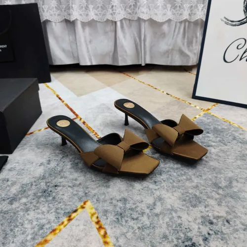 Cheap Yves Saint Laurent YSL Slippers For Women #1432805 Replica Wholesale [$112.00 USD] [ITEM#1432805] on Replica Yves Saint Laurent YSL Slippers