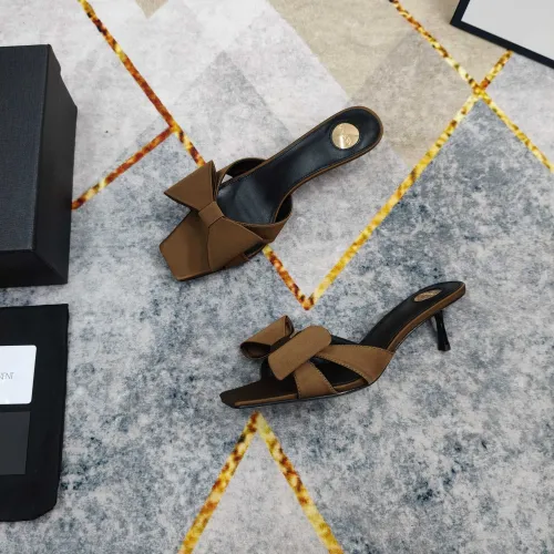 Cheap Yves Saint Laurent YSL Slippers For Women #1432805 Replica Wholesale [$112.00 USD] [ITEM#1432805] on Replica Yves Saint Laurent YSL Slippers