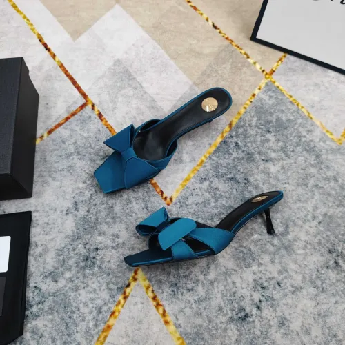 Cheap Yves Saint Laurent YSL Slippers For Women #1432806 Replica Wholesale [$112.00 USD] [ITEM#1432806] on Replica Yves Saint Laurent YSL Slippers