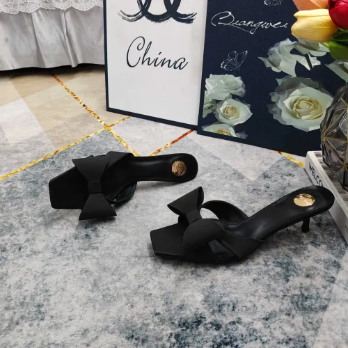 Cheap Yves Saint Laurent YSL Slippers For Women #1432807 Replica Wholesale [$112.00 USD] [ITEM#1432807] on Replica Yves Saint Laurent YSL Slippers