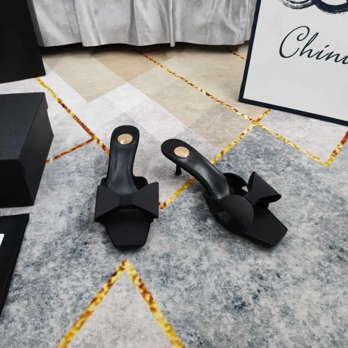 Cheap Yves Saint Laurent YSL Slippers For Women #1432807 Replica Wholesale [$112.00 USD] [ITEM#1432807] on Replica Yves Saint Laurent YSL Slippers