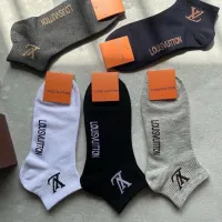 Cheap Louis Vuitton LV Socks For Men #1422568 Replica Wholesale [$25.00 USD] [ITEM#1422568] on Replica Louis Vuitton LV Socks