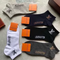 Cheap Louis Vuitton LV Socks For Men #1422568 Replica Wholesale [$25.00 USD] [ITEM#1422568] on Replica Louis Vuitton LV Socks