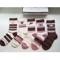 Cheap Chanel Socks For Women #1422569 Replica Wholesale [$29.00 USD] [ITEM#1422569] on Replica Chanel Socks