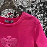 Cheap Prada T-Shirts Short Sleeved For Women #1422623 Replica Wholesale [$60.00 USD] [ITEM#1422623] on Replica Prada T-Shirts