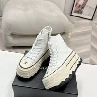 Cheap Chanel High Tops Shoes For Women #1422661 Replica Wholesale [$112.00 USD] [ITEM#1422661] on Replica Chanel High Tops Shoes