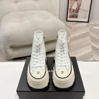 Cheap Chanel High Tops Shoes For Women #1422661 Replica Wholesale [$112.00 USD] [ITEM#1422661] on Replica Chanel High Tops Shoes