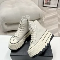 Cheap Chanel High Tops Shoes For Women #1422662 Replica Wholesale [$112.00 USD] [ITEM#1422662] on Replica Chanel High Tops Shoes