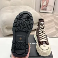 Cheap Chanel High Tops Shoes For Women #1422663 Replica Wholesale [$112.00 USD] [ITEM#1422663] on Replica Chanel High Tops Shoes