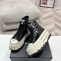 Cheap Chanel High Tops Shoes For Women #1422664 Replica Wholesale [$112.00 USD] [ITEM#1422664] on Replica Chanel High Tops Shoes