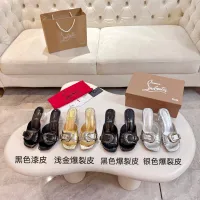 Cheap Christian Louboutin CL Slippers For Women #1422746 Replica Wholesale [$100.00 USD] [ITEM#1422746] on Replica Christian Louboutin CL Slippers