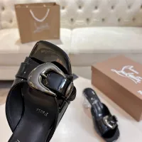 Cheap Christian Louboutin CL Slippers For Women #1422746 Replica Wholesale [$100.00 USD] [ITEM#1422746] on Replica Christian Louboutin CL Slippers