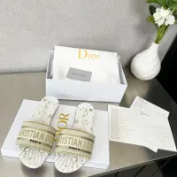 Cheap Christian Dior Slippers For Women #1422760 Replica Wholesale [$76.00 USD] [ITEM#1422760] on Replica Christian Dior Slippers