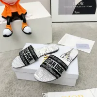 Cheap Christian Dior Slippers For Women #1422781 Replica Wholesale [$76.00 USD] [ITEM#1422781] on Replica Christian Dior Slippers