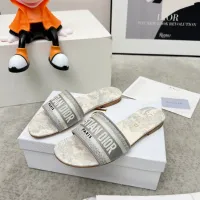 Cheap Christian Dior Slippers For Women #1422797 Replica Wholesale [$76.00 USD] [ITEM#1422797] on Replica Christian Dior Slippers