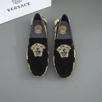 Cheap Versace Leather Shoes For Men #1423014 Replica Wholesale [$76.00 USD] [ITEM#1423014] on Replica Versace Leather Shoes