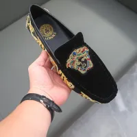 Cheap Versace Leather Shoes For Men #1423014 Replica Wholesale [$76.00 USD] [ITEM#1423014] on Replica Versace Leather Shoes