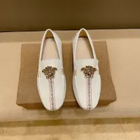 Cheap Versace Leather Shoes For Men #1423015 Replica Wholesale [$80.00 USD] [ITEM#1423015] on Replica Versace Leather Shoes