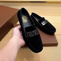 Cheap Versace Leather Shoes For Men #1423018 Replica Wholesale [$76.00 USD] [ITEM#1423018] on Replica Versace Leather Shoes