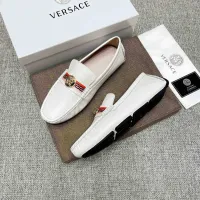 Cheap Versace Leather Shoes For Men #1423059 Replica Wholesale [$80.00 USD] [ITEM#1423059] on Replica Versace Leather Shoes