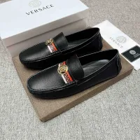 Cheap Versace Leather Shoes For Men #1423060 Replica Wholesale [$80.00 USD] [ITEM#1423060] on Replica Versace Leather Shoes