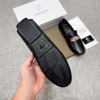 Cheap Versace Leather Shoes For Men #1423060 Replica Wholesale [$80.00 USD] [ITEM#1423060] on Replica Versace Leather Shoes