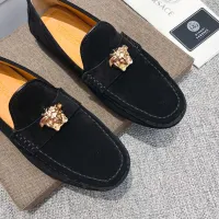 Cheap Versace Leather Shoes For Men #1423061 Replica Wholesale [$80.00 USD] [ITEM#1423061] on Replica Versace Leather Shoes