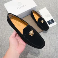 Cheap Versace Leather Shoes For Men #1423061 Replica Wholesale [$80.00 USD] [ITEM#1423061] on Replica Versace Leather Shoes