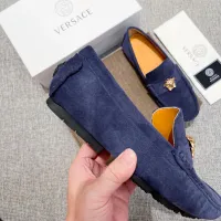 Cheap Versace Leather Shoes For Men #1423062 Replica Wholesale [$80.00 USD] [ITEM#1423062] on Replica Versace Leather Shoes