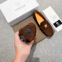 Cheap Versace Leather Shoes For Men #1423063 Replica Wholesale [$80.00 USD] [ITEM#1423063] on Replica Versace Leather Shoes